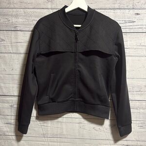 Zyia black mesh primo activity jacket NWT